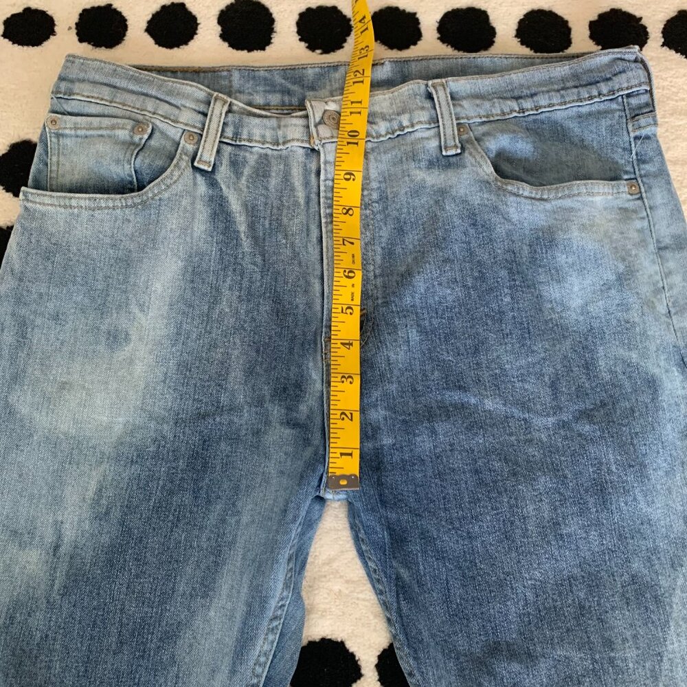 Levi's 508 Tapered Jeans Bleached Denim Slim Fit - Picture 12 of 15